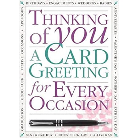 Pre-Owned Thinking of You a Card Greeting for Every Occasion 9781488905575 1488905576 Paperback