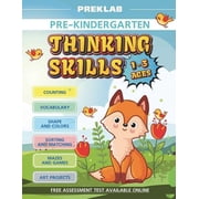 Thinking skills pre-K toddler workbook 1-3 years prek age 1 2 3, Paperback