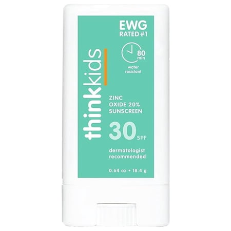 Think Thinksport Face Body Sunscreen Stick For Kids SPF 30 64 oz 18 4 g