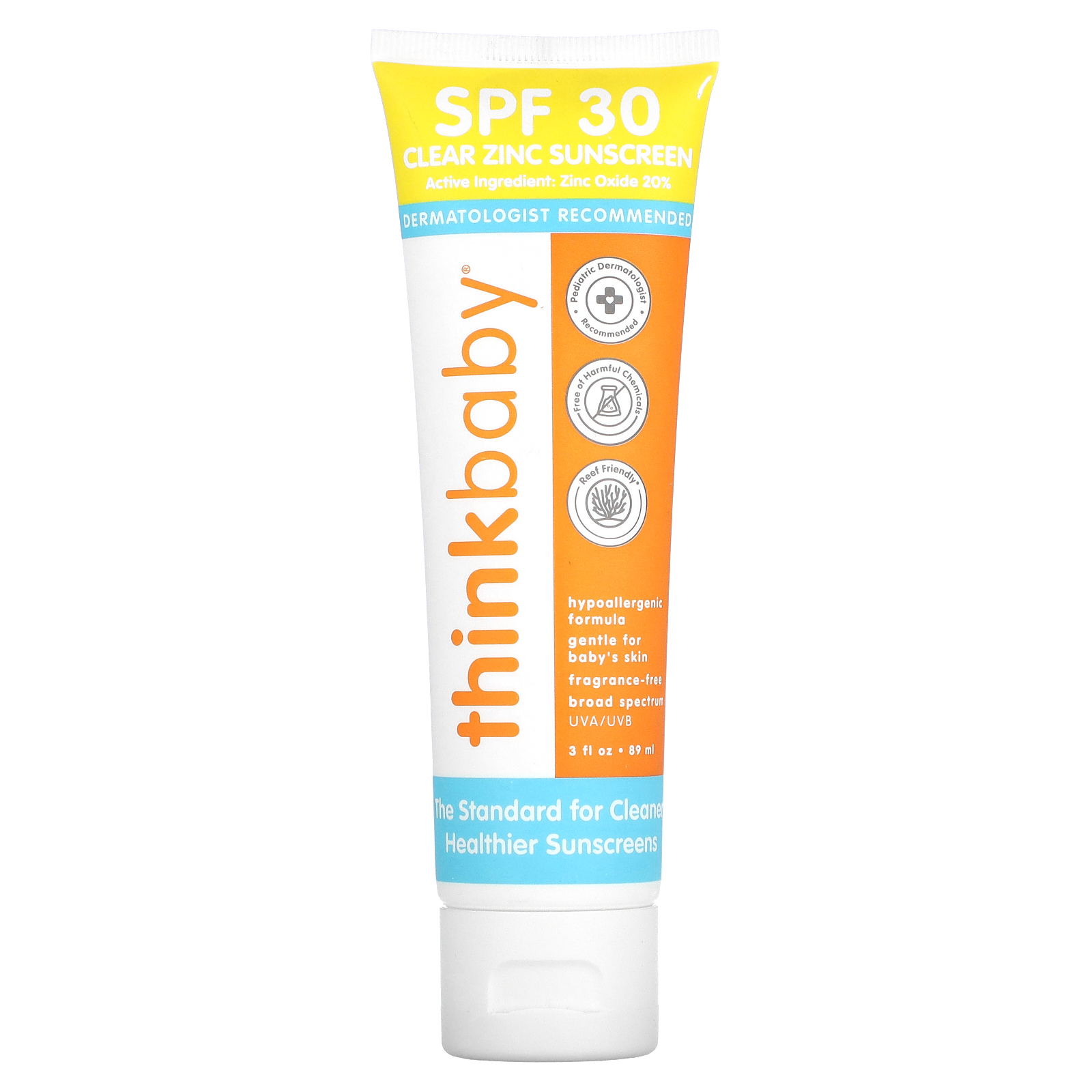 Thinksport HG2840510 3 fl oz Spf30 Clear Znc Baby Sunscreen