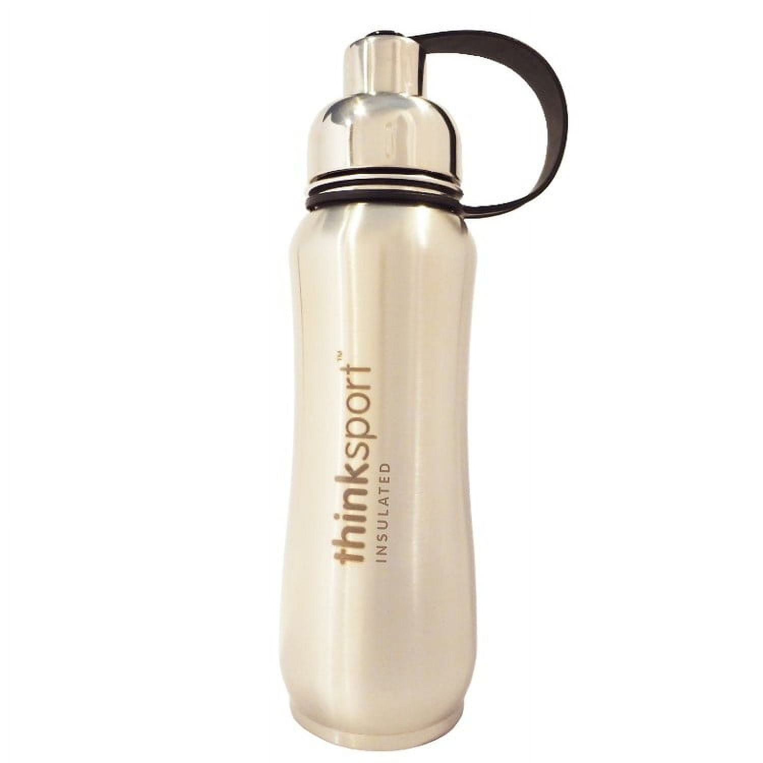 Thinksport Insulated Sports Bottle - 17oz (500ml) - Natural Silver – Think  Sun