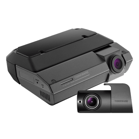 Thinkware F790 Dual Channel Dash Cam with Full HD 1080p, Front and Rear Cam, Dual Band WiFi, Built-in GPS, Parking Mode, Night Vision, Thinkware Plugin Mount and Ambarella Quad-Core CPU