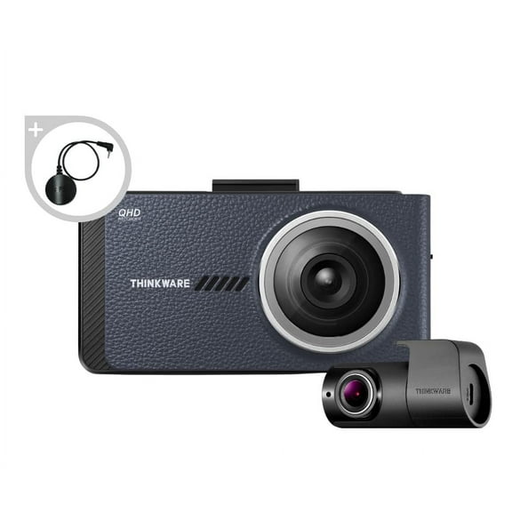 Thinkware Dash Cam X800 Front & Rear, 2K QHD Front with 2.7" LCD and Sony STARVIS Night Vision, 150 Wide Angle