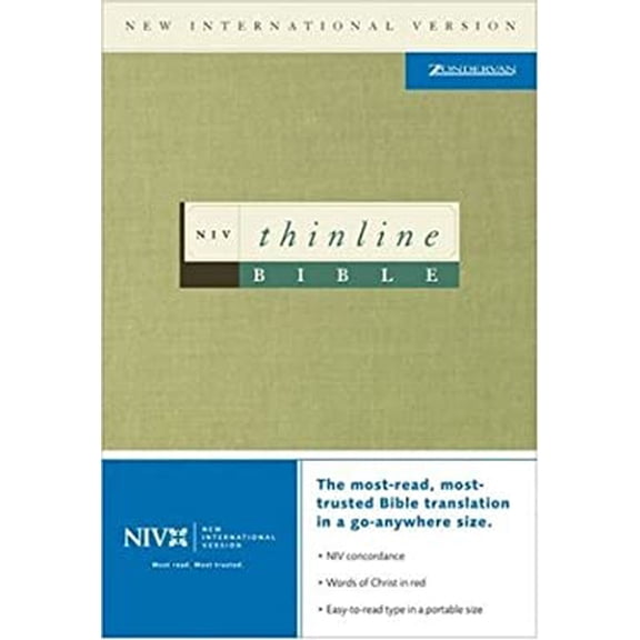 Pre-Owned Thinline Bible-NIV (Leather Bound) 0310908558 9780310908555