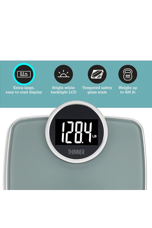 Thinner by Conair Easy-Read Digital Weight Scale TH106