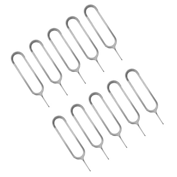 Thinsont 10pcs Phone SIM Card Pin Opening Key Tool Cards Removal Accessories Repair Accessory Ejector Tools for Repairing Maintenance Use