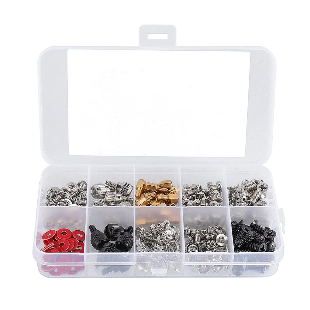 Thinsont 228pcs Computer Screw Assortment PC Screws Kit with Plastic