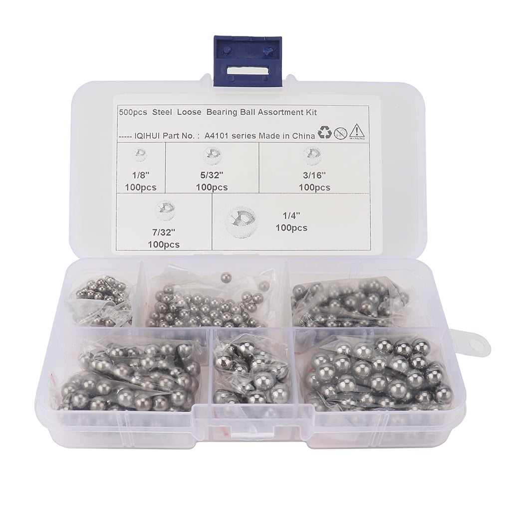 Thinsont 500 Pieces Auto Loose Bearing Balls Precision Sizes Wheel