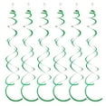 thumbnail image 1 of Thinsont 6pcs Set 27.5inch Gold Aluminium Foil Ceiling Decorations For Birthday Party Streamers Party Decorations Hanging Swirls TYPE5 NO5, 1 of 6
