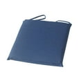 thumbnail image 1 of Thinsont Chair Cushion Seat Pads Tie On Linen Mat 40x40cm Square Travel Modern Removable for Garden Home Office Restauarants Blue 40*40, 1 of 6