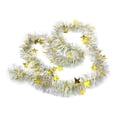 thumbnail image 1 of Thinsont Christmas Ornaments with Star Colorful Ribbon Garland for Christmas Trees, 1 of 8