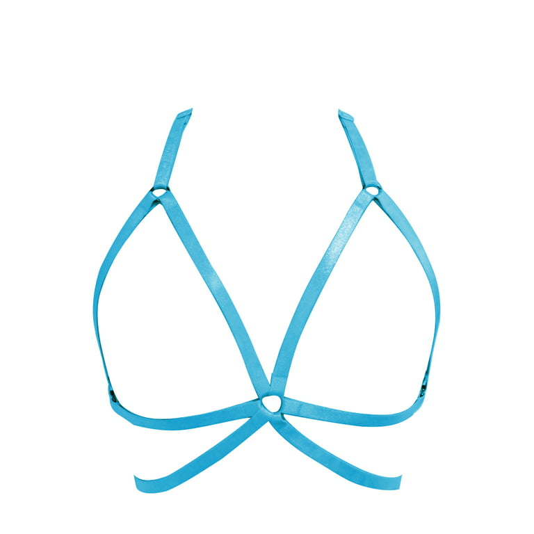 Harness Bra Women's Clothing Brassiere Simple Design Cupless Bras