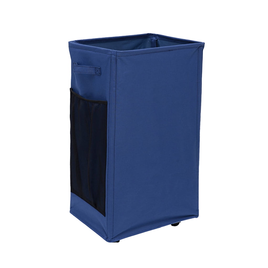 Thinsont Laundry Storage Basket with Wheels LargeCapacity Case Holder