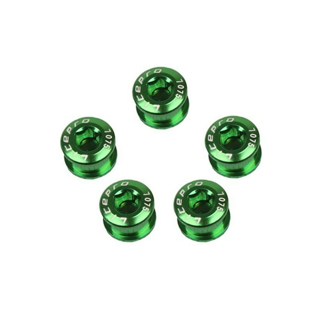 10pcs Double Chain Ring Bolts M8 Aluminum Alloy Bike