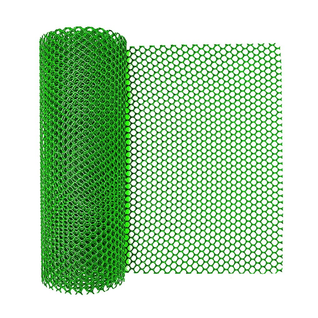 Duety Plastic Mesh Fence Construction Barrier Netting 118X15.7 inch Chicken  Mesh Durable and Lightweight Fencing Roll Wire Frame Floral Netting Crafts