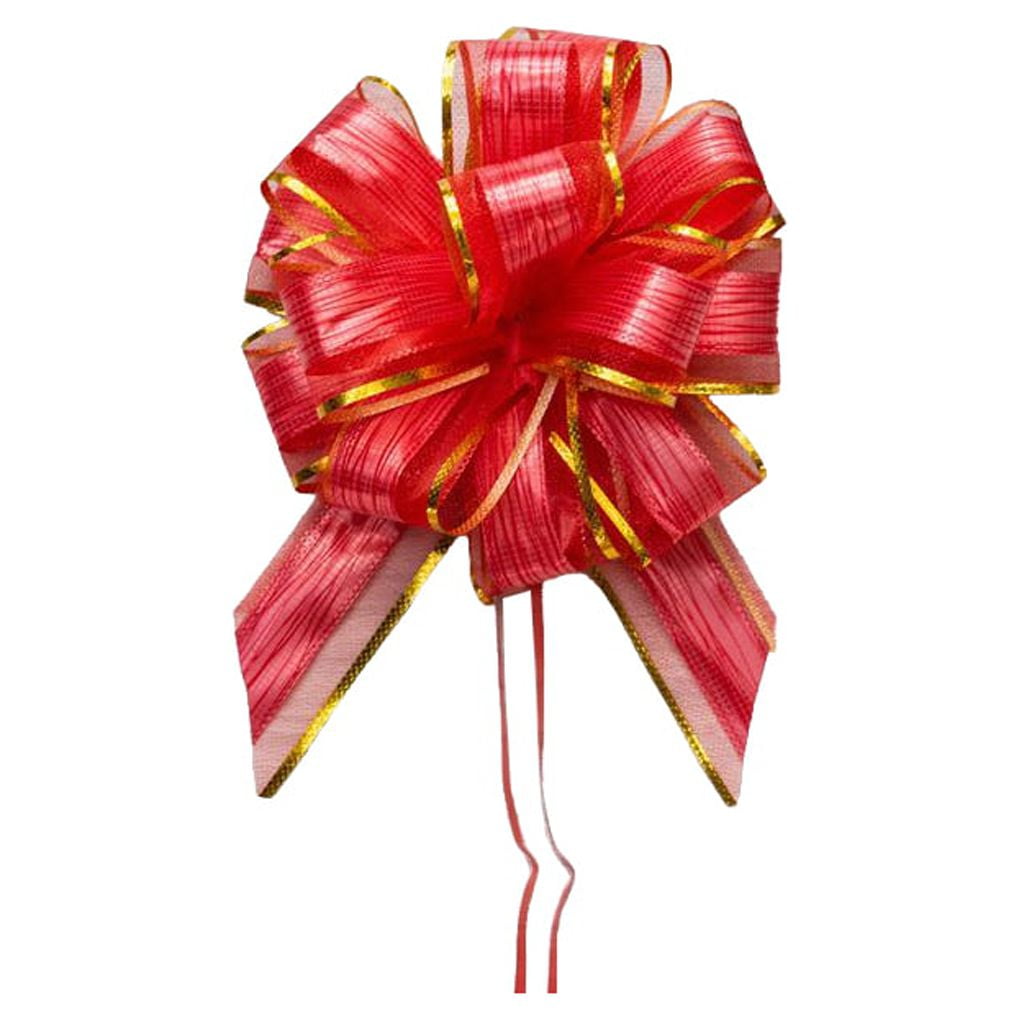 Thinsont Pull Bows Ribbon for Gift Wrapping Jubilant Wear-resistant  Multicolor Gifts Baskets Multifunctional for Celebration Orange Yellow 