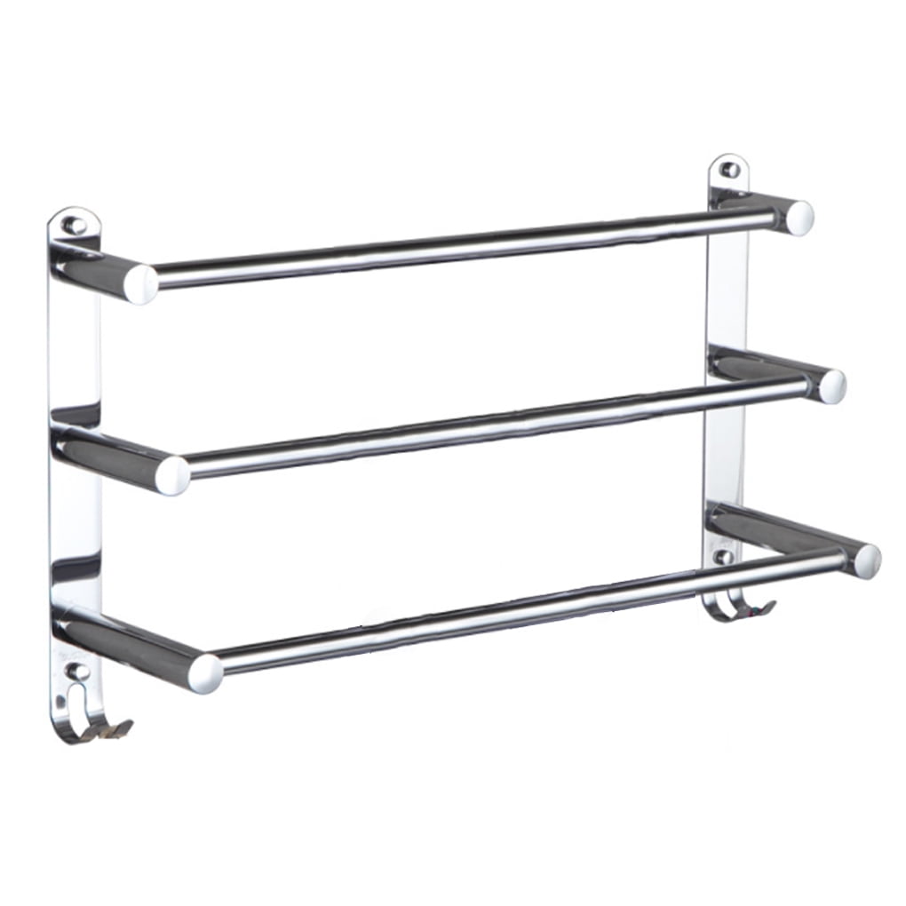 Thinsont Retractable Towel Rack Stainless Steel Polishing Storage Racks