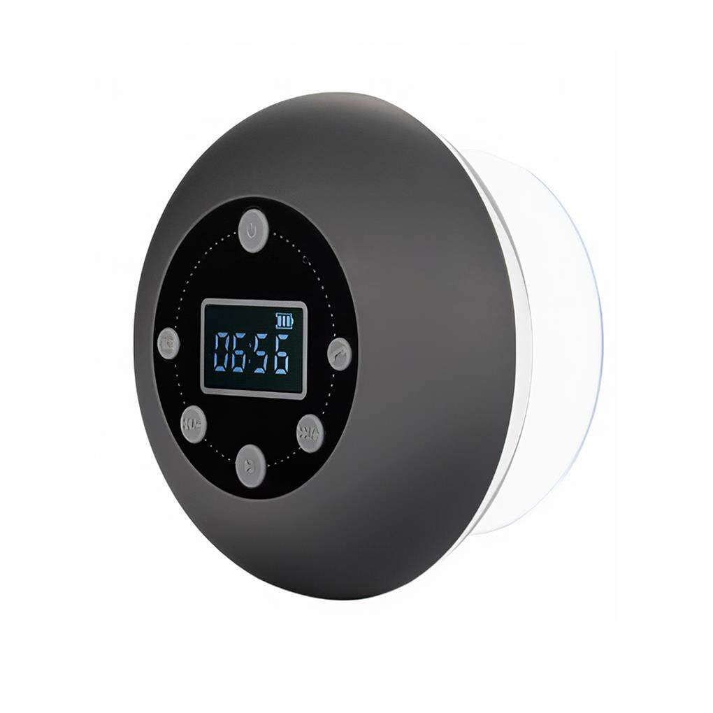 Bluetooth shower sale speaker with clock