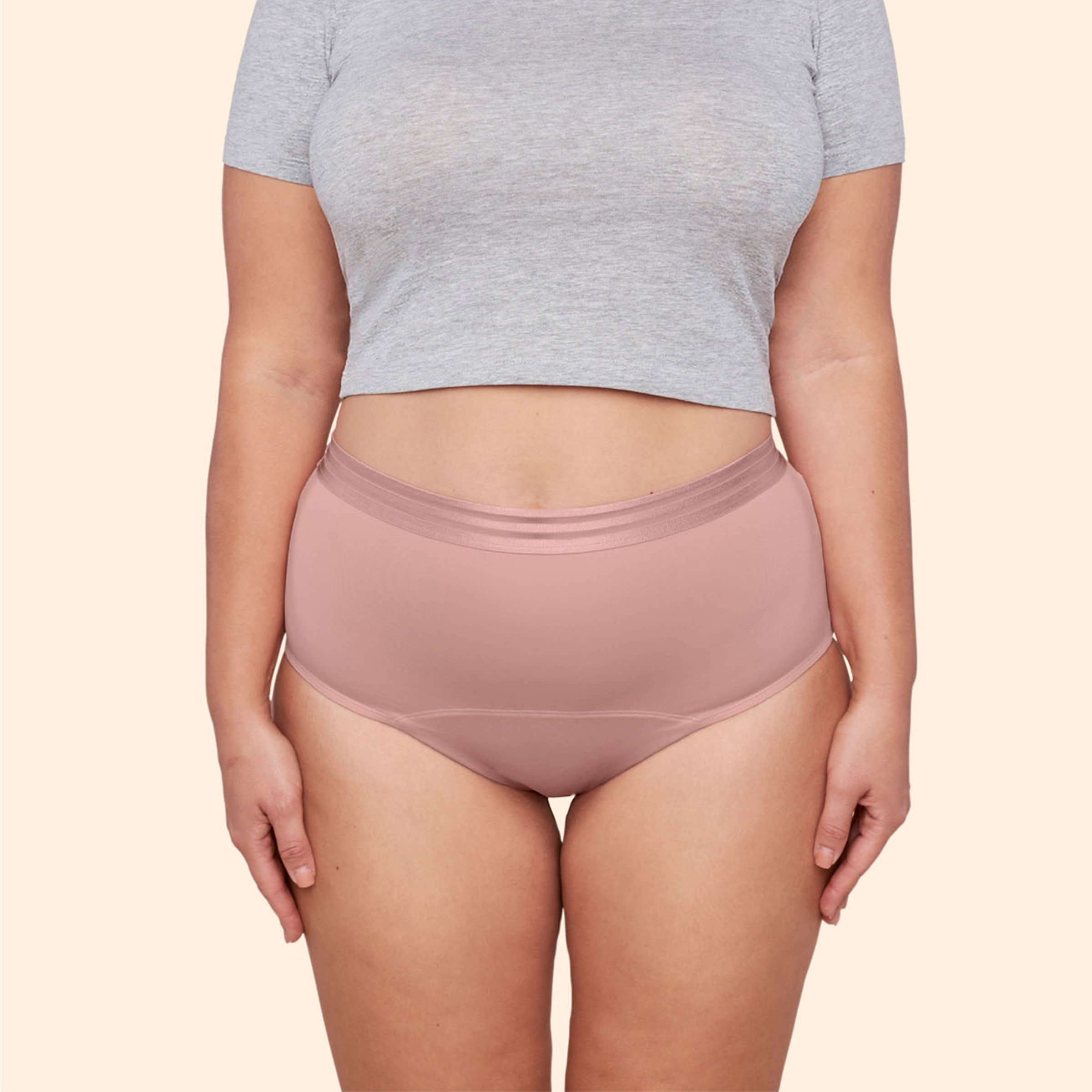 Women Underwear Leak-proof Breathable Menstruation Briefs Extra Protection  Mid Rise High Rise Stretchy Menstrual Panties,Crystal Purple,XL | Klassische Panties