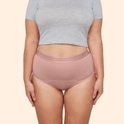 Thinx For All Leaks Light Absorbency Hi-Waist Bladder Leak Underwear, Medium, Desert Rose