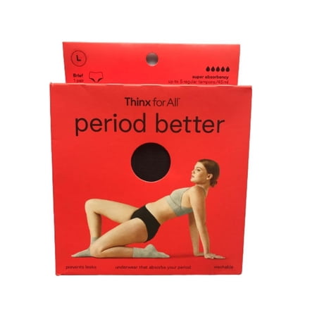 Thinx For All Period Better Super Absorbency Brief Size L