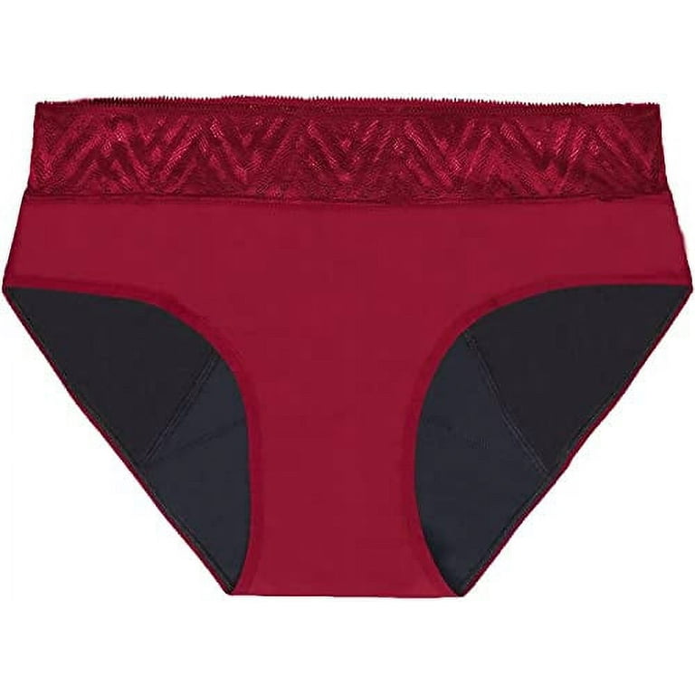 Thinx Hiphugger Period Underwear for Women, Moderate Absorbency