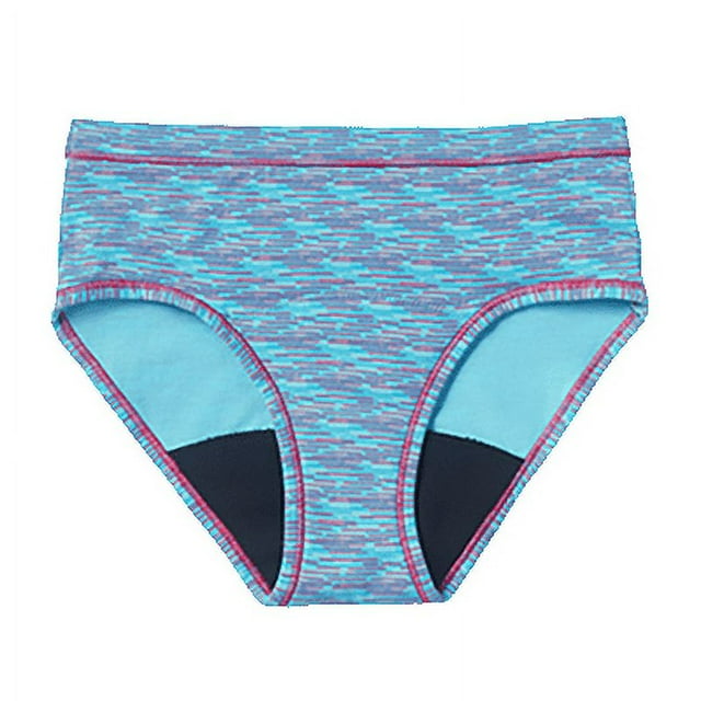 Thinx Teens Super Absorbency Cotton Brief Period Underwear, Hologram