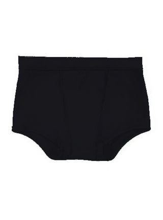 Big Girls' Underwear Age 8-16Yrs Teens Cotton Briefs Black Panties