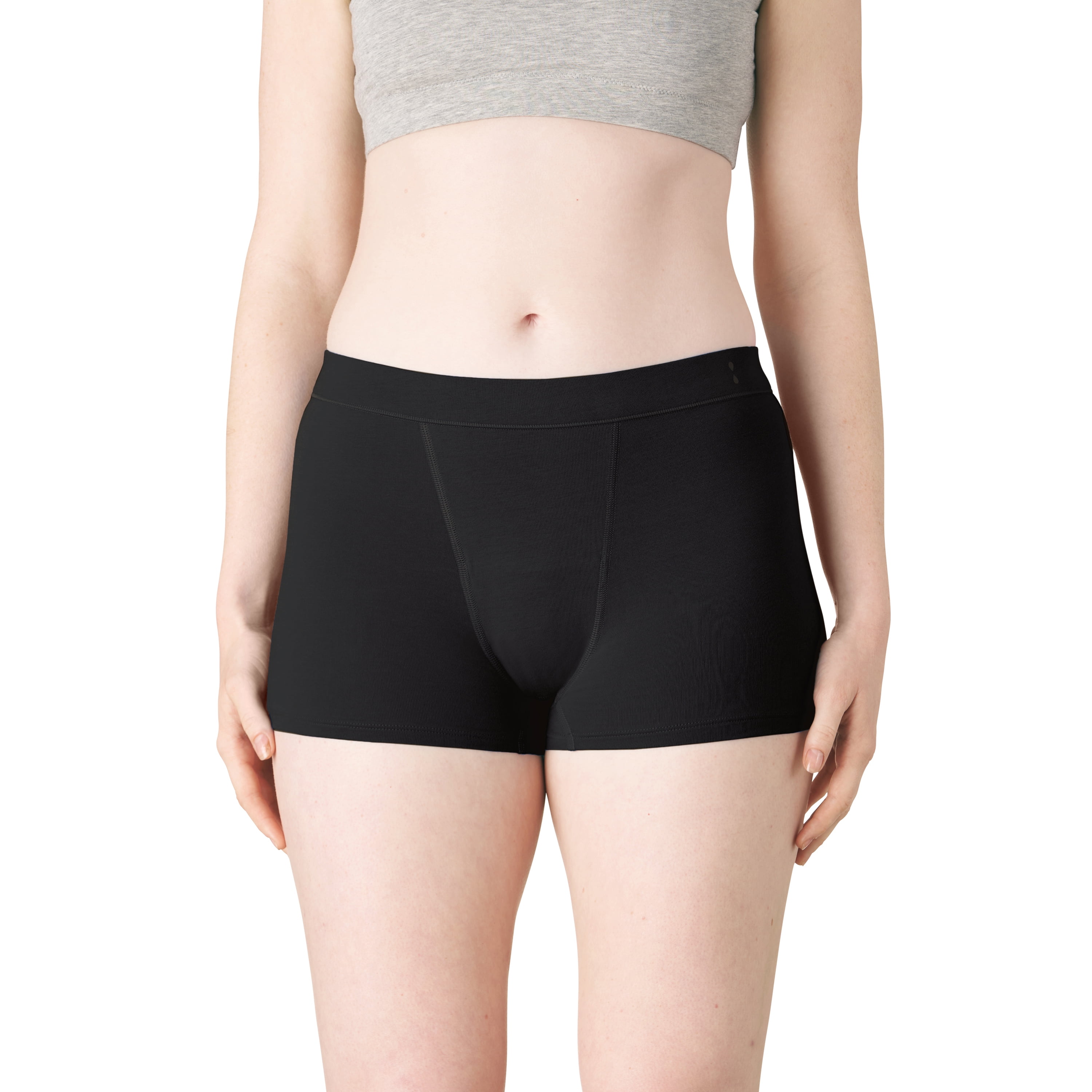 DAETIROS Womens Underwear Seamless Breathable Cotton Leak Proof Menstrual  Soft Hanes Microfiber Elastic with Pockets Fashion Black Best Choice Size  3XL 
