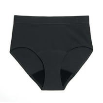 Thinx for All™ Women's Everyday Comfort Hi-Waist Period Underwear, Leakproof up to 12 hours, Black Haze