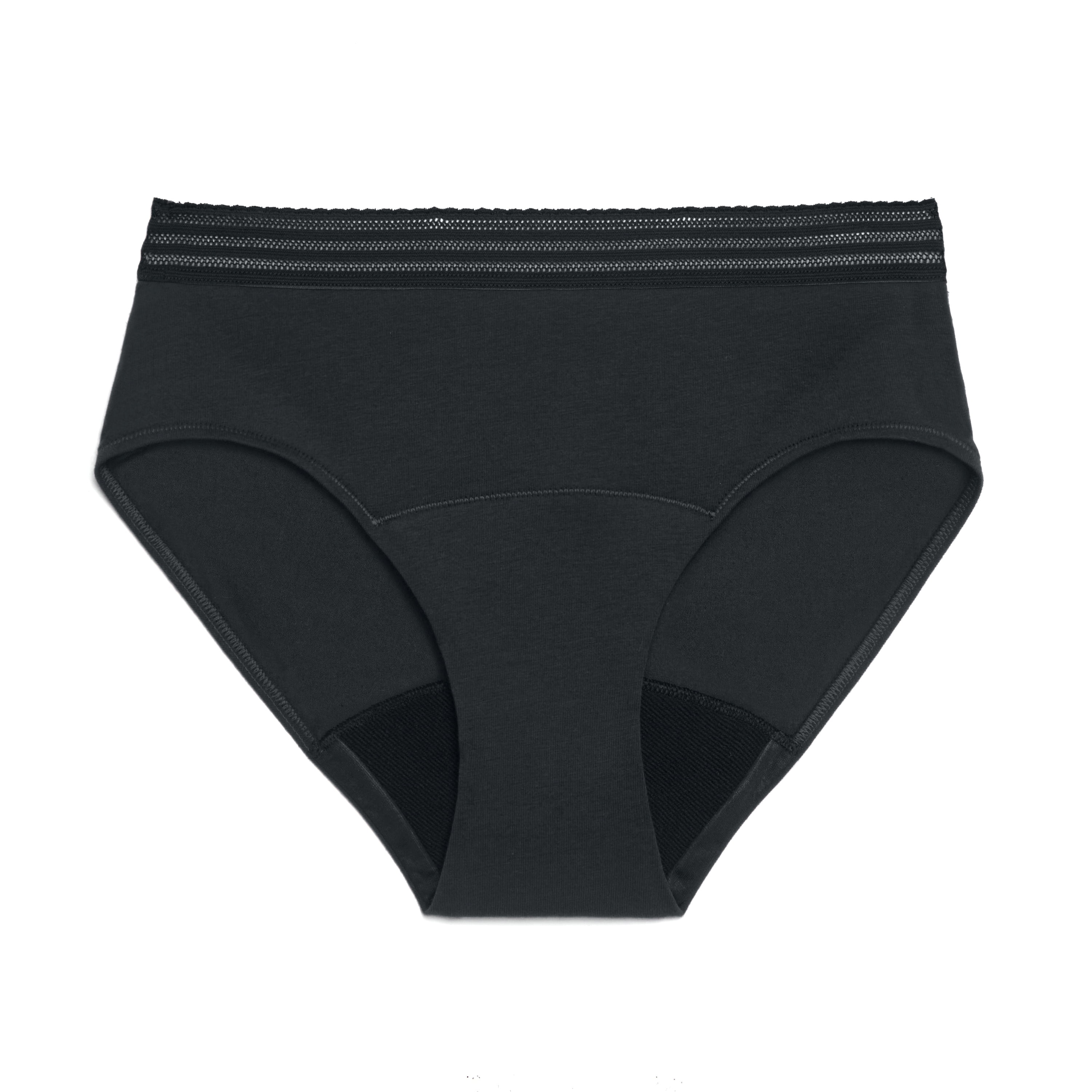 Thinx, Intimates & Sleepwear, Thinx Period Underwear Moderate Flow  Hiphugger Style Size 2xl Black Nwt