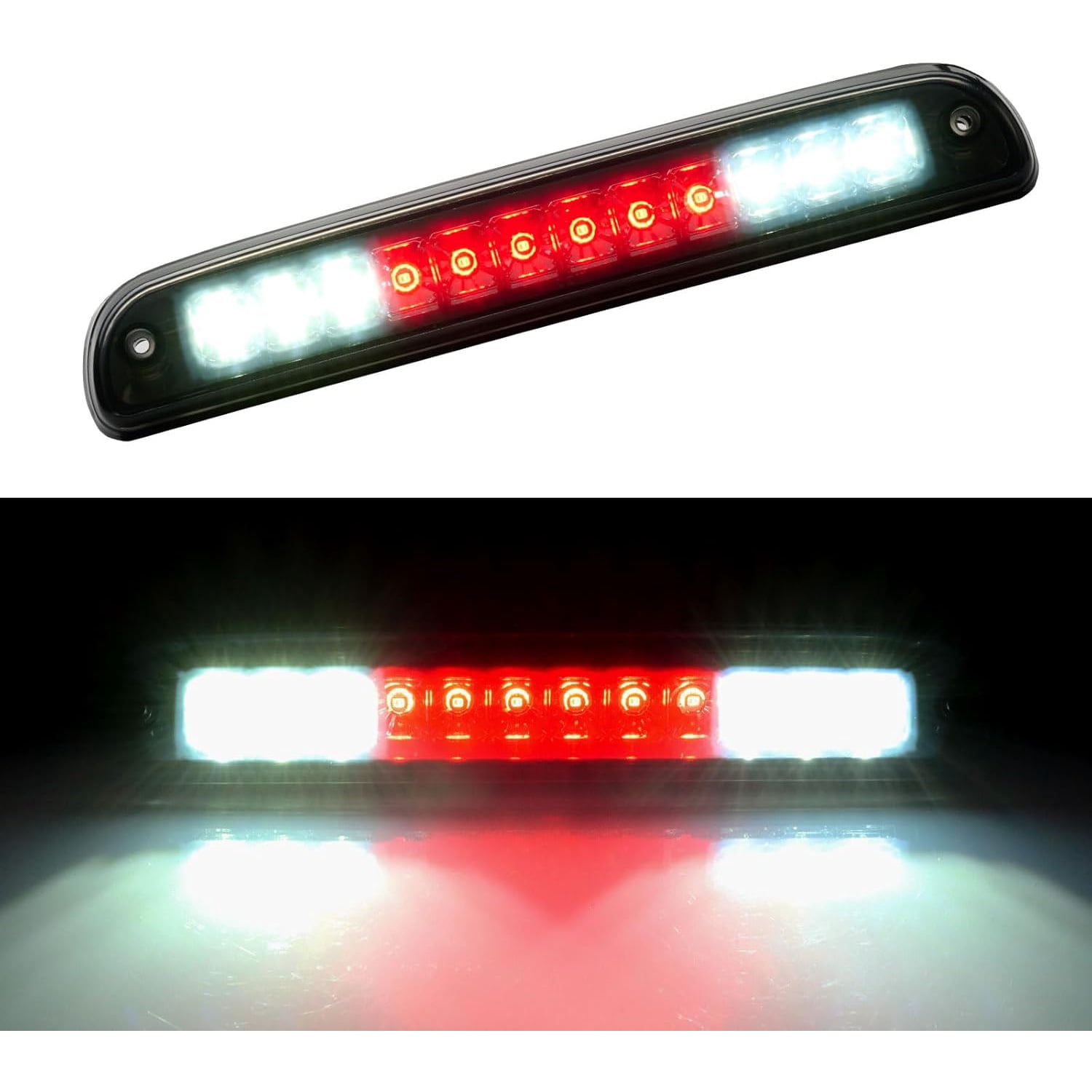Partsam High Mount Stop Light Led 3rd Brake Light Replacement For F250 F350 F450 F550 1999-2016