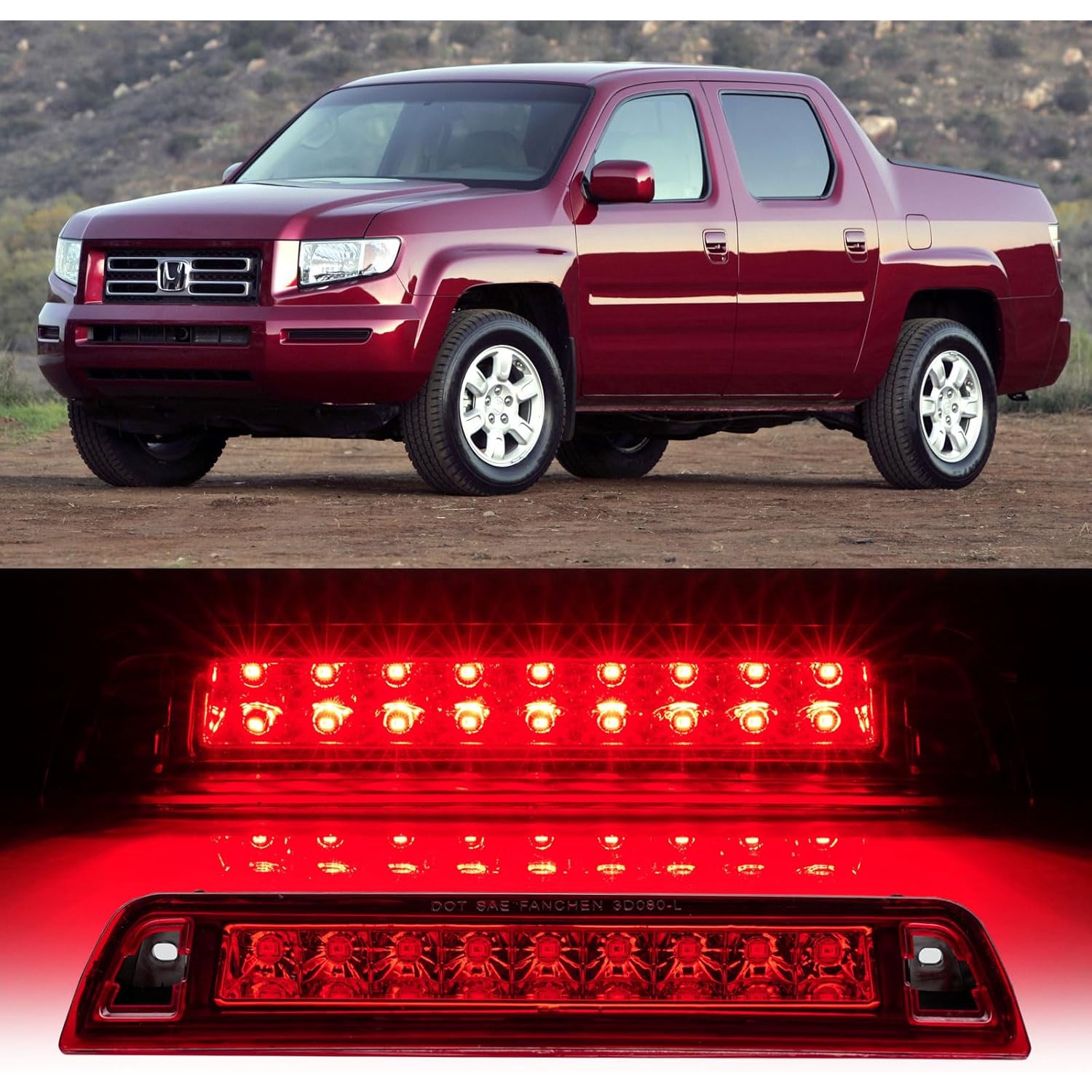 LED Yellow Bumper Fog Light Lamp Left & Right Side For Honda Ridgeline 2017-2020