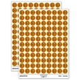 thumbnail image 1 of Third 3rd Place Circle Award 200+ Round Stickers - Orange - Gloss Finish - 0.50" Size, 1 of 3