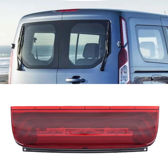 Third Brake Light Assembly for Ford Transit Connect & Transit Custom 2014-2020 High Mount Stop Lamp Plastic Housing LED With Bulbs DT1Z13A613A