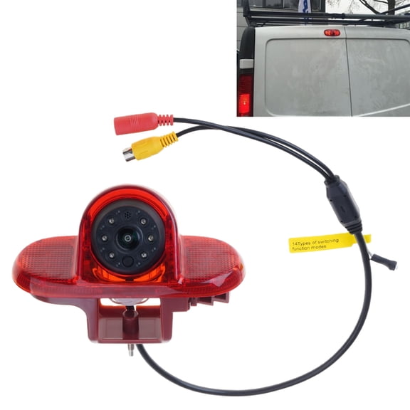 Third Brake Light Rear View Camera IP68 Waterproof Reversing Parking Aid Camera for Trafic 2001-2014