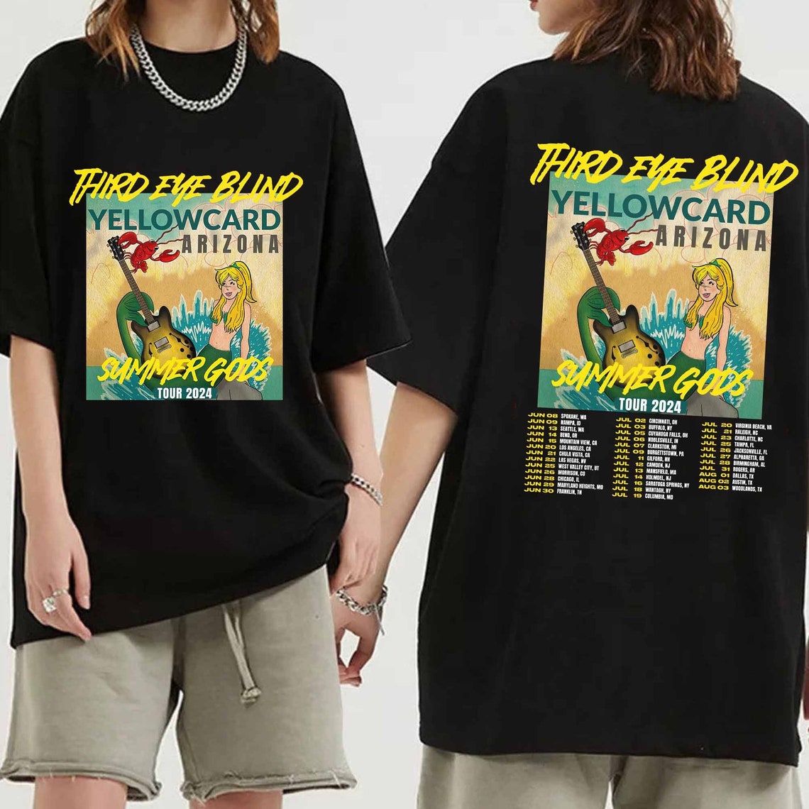 Third Eye Blind 2024 Tour Shirt, 2024 Summer Gods Tour Shirt, Third Eye