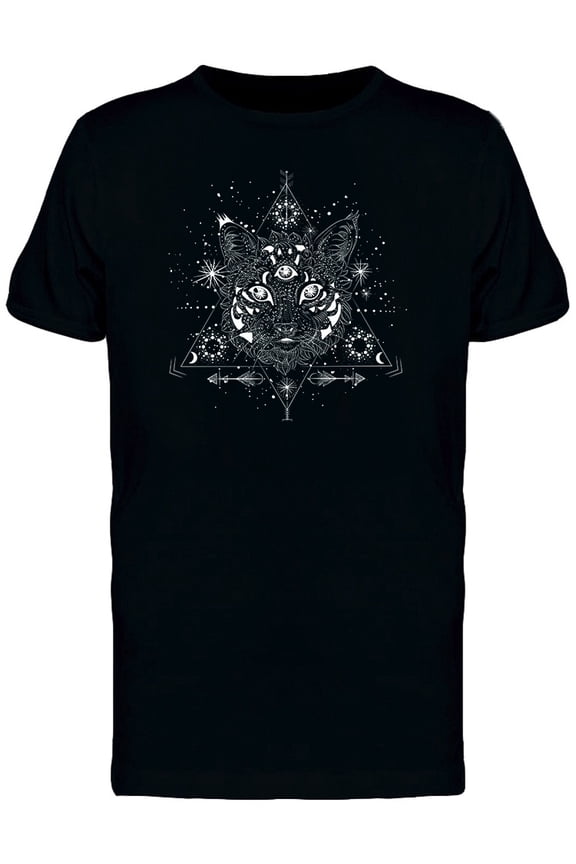 Third Eye Witch Cat T-Shirt Men -Image by Shutterstock, Male 3X-Large
