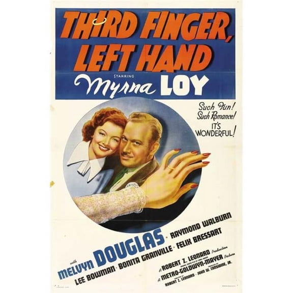 Third Finger Left Hand Movie Poster - 27 x 40 in.