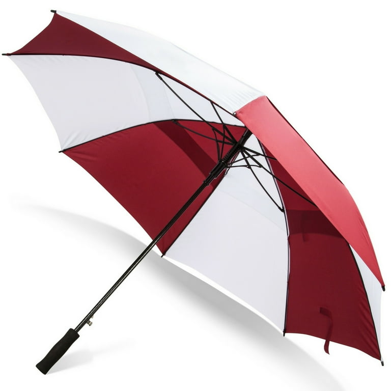 Red and white umbrella online