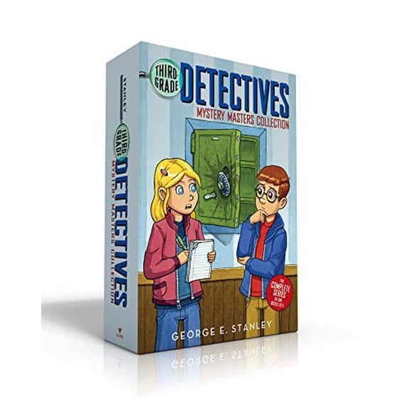 Pre-Owned Third-Grade Detectives Mystery Masters Collection: The Clue of the Left-Handed Envelope; The Puzzle of the Pretty Pink Handkerchief; The Mystery of ... Green Skin; The Case of the Paperback