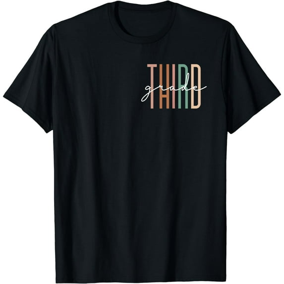 Third Grade Girls Boys Teacher Team 3rd Grade Squad T-Shirt