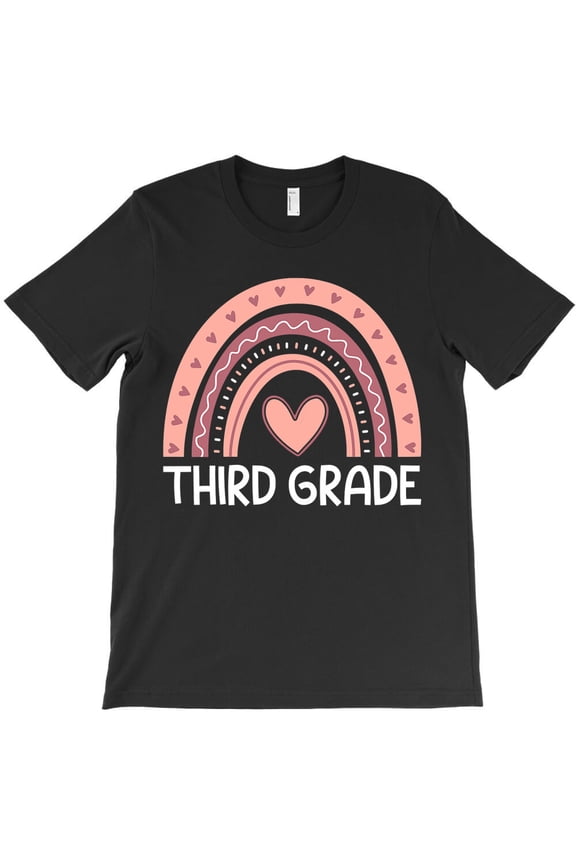 Third Grade Rainbow Team Hello 3rd Grade Rocks Squad Teacher, G13777 Unisex T-Shirt, Up to Size 5XL