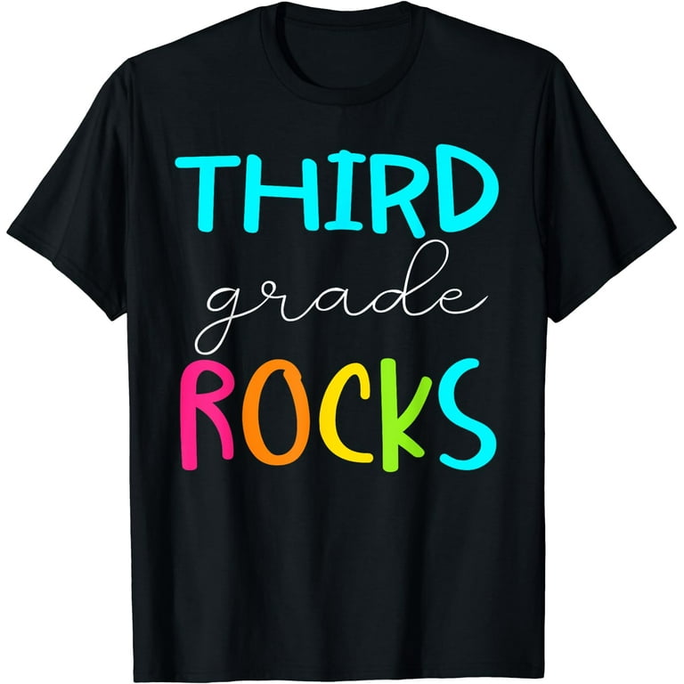 Third Grade Teacher Team Shirts - 3rd Grade Rocks Third Grade Teacher Team Shirts - 3rd Grade Rocks