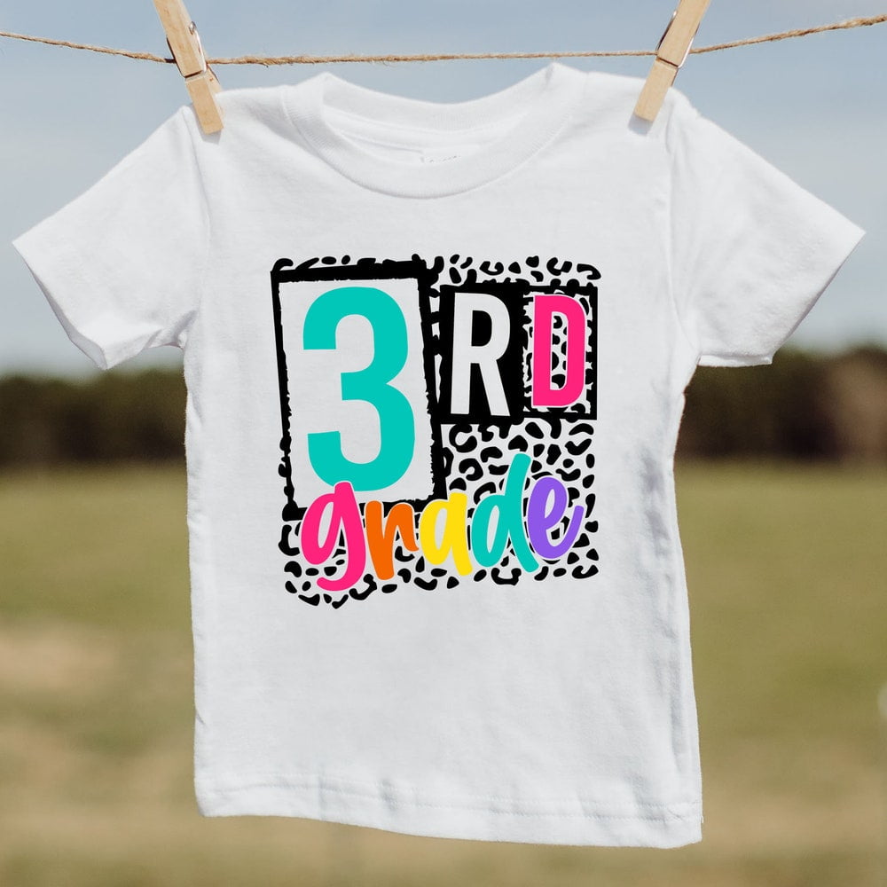 Third Grade Shirt, 3Rd Grade Print Shirt, Back To School Shirts Unisex