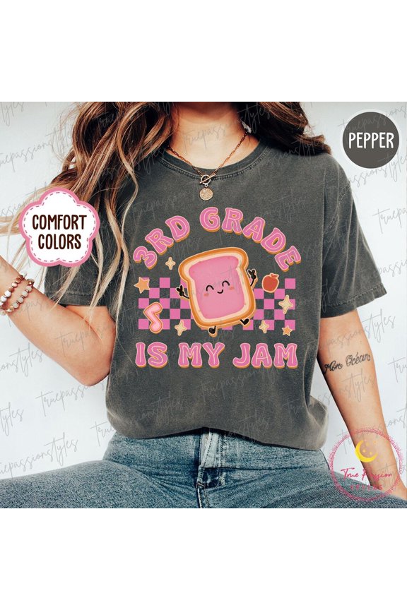 Third Grade Teacher Jam Squad Team T-Shirt All Size S-3XL