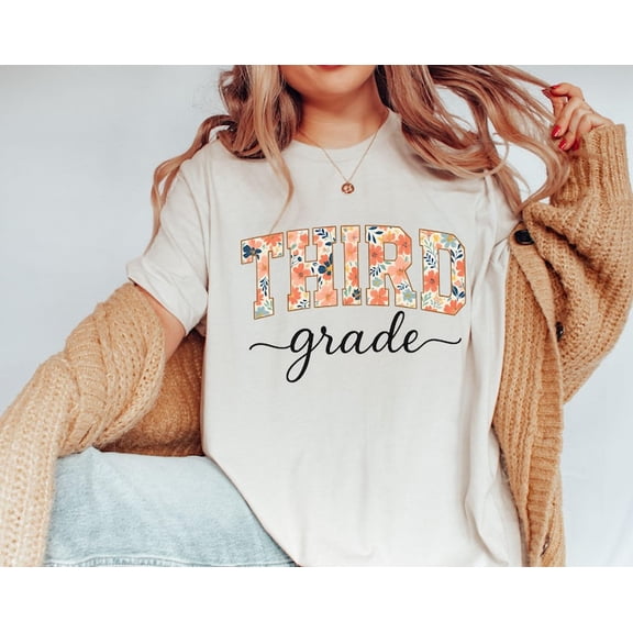 Third Grade Teacher Shirt, 3rd Grade Shirt, Teacher Appreciation Gift, Graduation Gift, Back to School Shirt, Teacher Gift