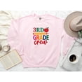 thumbnail image 1 of Third Grade Teacher Sweatshirt, Third Grade Crew, 1 of 3