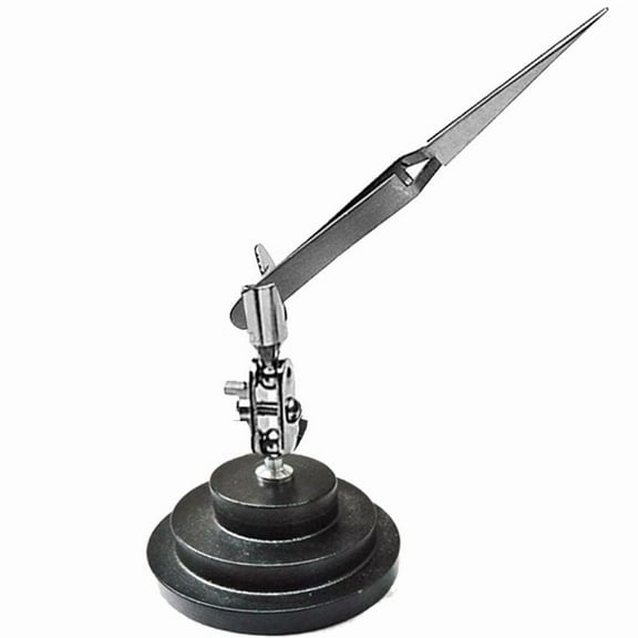 Third Hand Base & Cross Locking Tweezer 3rd Helping Jewelry Soldering Bench Tool