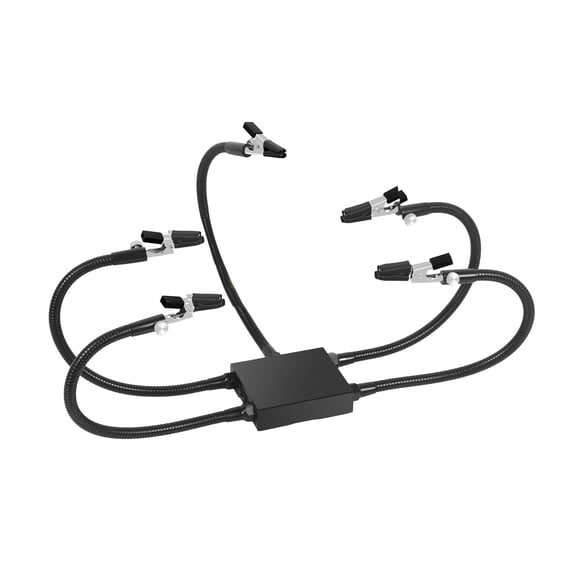 Third Hand Soldering Helping Hands with Adjustable Gooseneck Arm for PCB Board Holding and Jewelry Crafting Tool